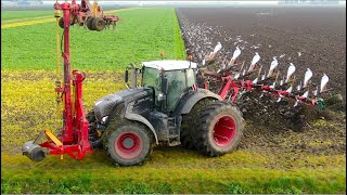 Ploughing and Soil Preparation in one Pass | Fendt 939 w/ MH Rotor-arm & Kverneland 7 furrow plough