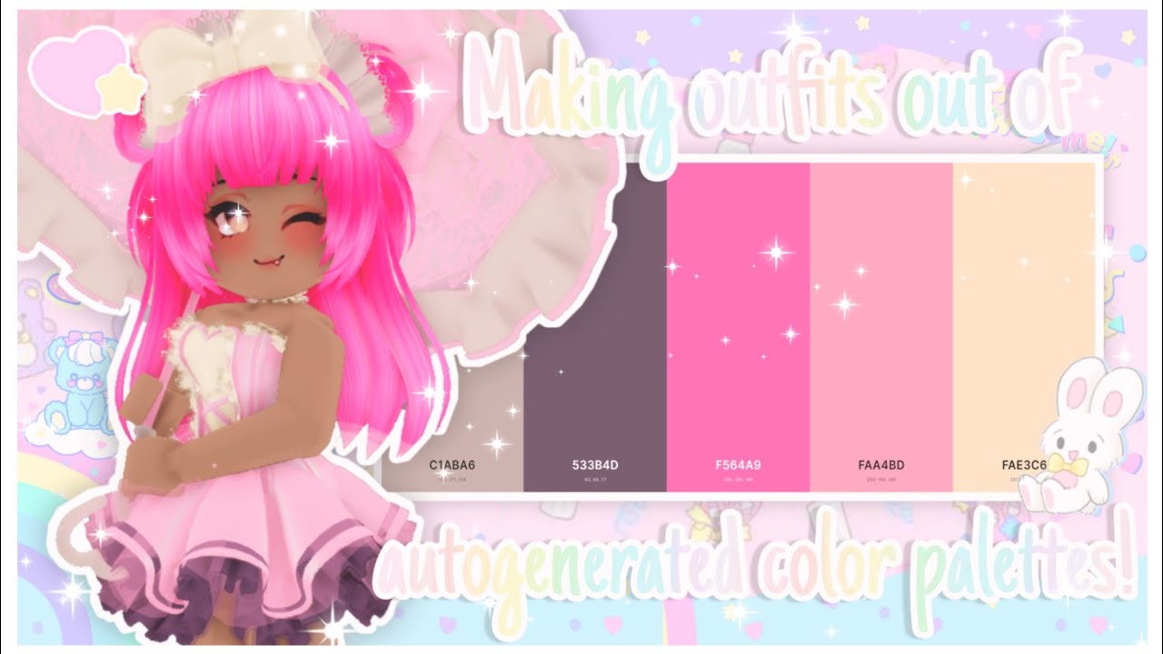 💌🎨 Making outfits out of autogenerated color palettes! 2 ୨୧ Royale