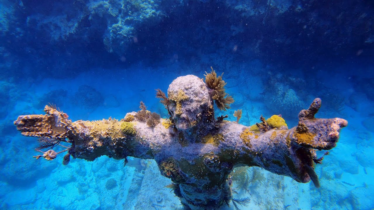 Tips to snorkel on Jesus Christ Statue, Key Largo, Florida - YouTube