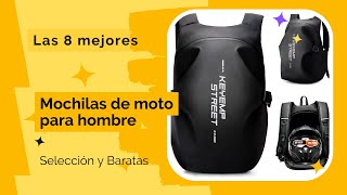 Las mejores 8 #mochilas de #moto para hombre #impermeable Baratas #motociclistas Gran capacidad.