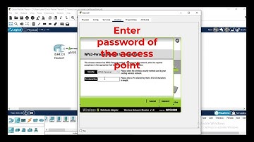How to Connect Server to Access Point in Packet Tracer