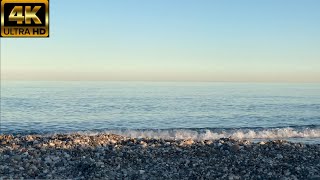 The best 4K UHD Ocean sounds ever for sleep, relaxing (no music) | Calm waves hitting the beach