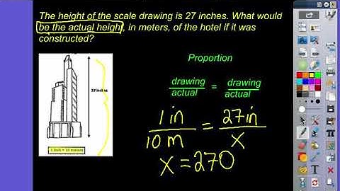 Video  Scale Drawings and Models