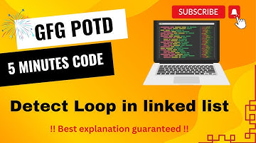 Detect Loop in linked list | GFG POTD | 5 Minutes Code | GeeksForGeeks | DSA