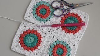 The World's Easiest Square Joining Method - How to join Crochet Granny Squares for Beginners