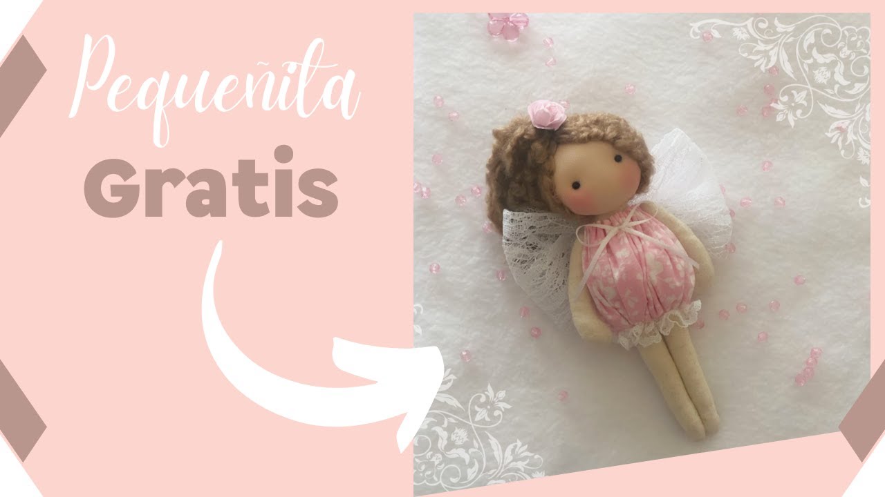 🎀👼 Descubre el Encanto en Miniatura: Tutorial Muñequita Colgante GRATIS 🌸✂️