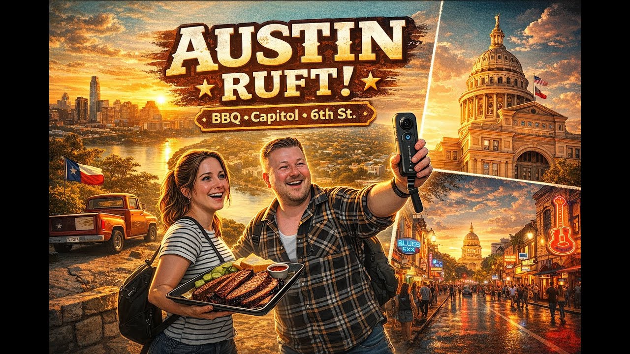 Texas Roadtrip 2025 - Austin ruft! Aussicht, Capitol, BBQ & 6th Street!