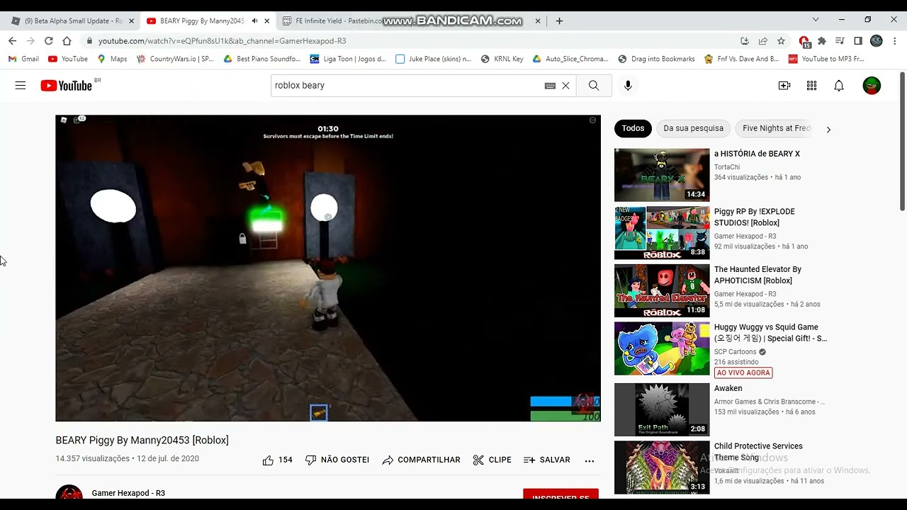 Roblox BEARY Alpha - Fandroid the robot musical ( For Roblox )