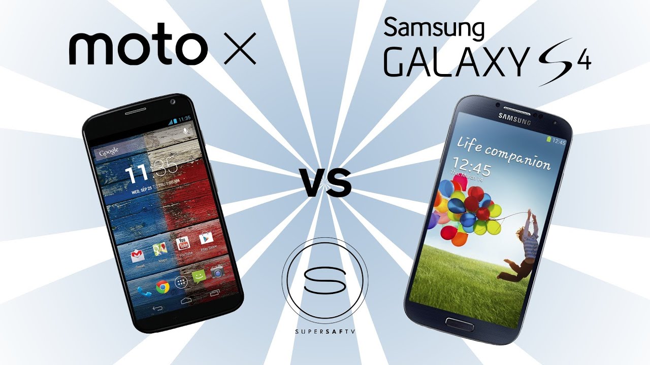 Moto X vs Samsung Galaxy S4