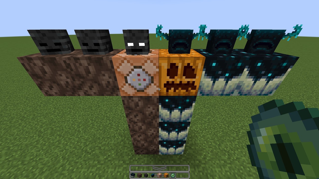 what if you create a Double Wither Warden Command in MINECRAFT - YouTube