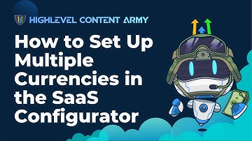 How to Set Up Multiple Currencies in the SaaS Configurator
