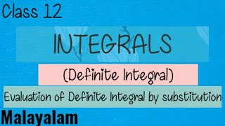 Famous Definite Integrals|Class12|Malayalam Wealth