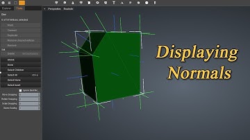 Clara.io: Displaying Vertex and Face Normals