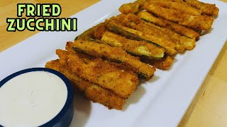 Easy Deep Fried Zucchini Sticks Recipe