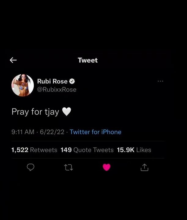 Rubi Rose & Lala Baptiste both show their support for Lil Tjay😱