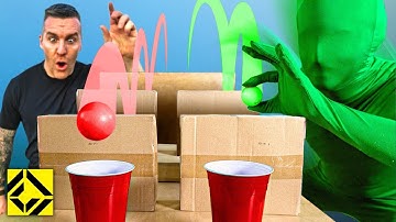 We Compete to Make REAL vs. CGi Trickshots #1