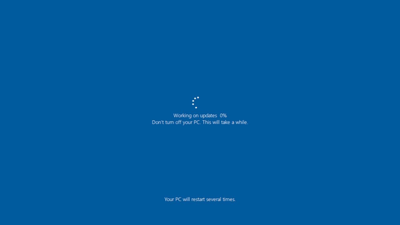 Failed To Configure Windows Update Reverting Changes