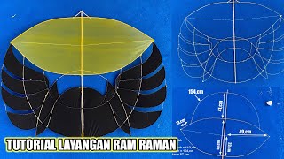 TUTORIAL CARA MEMBUAT LAYANGAN RAM RAMAN EMPET