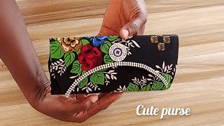 No-sew Elegant purse // Easy DIY for beginners
