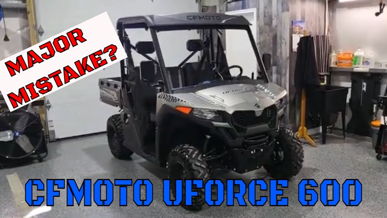 WHY I BOUGHT a CFMOTO UFORCE 600 side by side UTV.