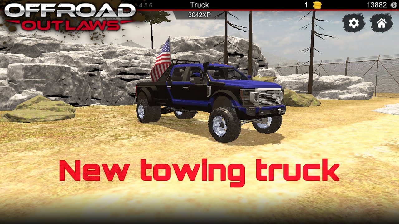 Towing truck Off-road outlaws - YouTube