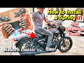 How To INSTALL RIDER SEAT SPRING In Reborn Next Generation CLASSIC 350, In Detail Fitting Step 2023