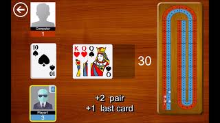 Cribbage JD - Gameplay 15 Seconds - iPhone Android App screenshot 4