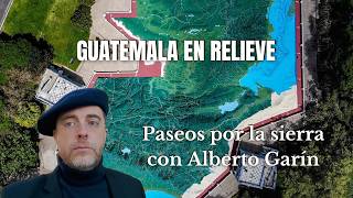 El mapa en relieve de Guatemala