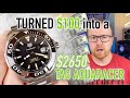 Trading Watches - How I Turned $100 into a TAG AQUARACER! - How to Trade Watches Successfully