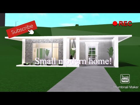 Roblox Bloxburg Small Modern Home Youtube - alexs home roblox