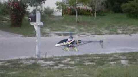 beginer pilot gettin use to idle up.