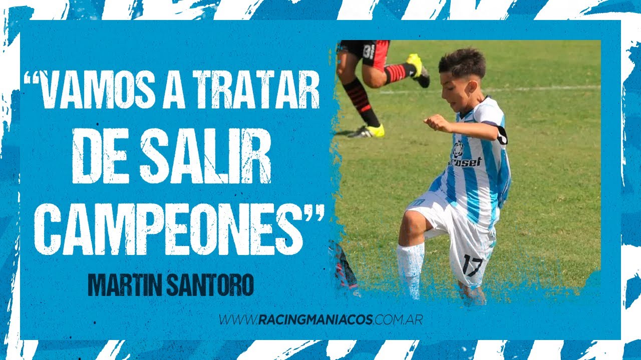 👨‍🎓⚽PROMESAS DEL TITA: Tata Santoro, jugador de 9na división: "Trataremos de salir campeones"
