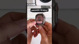 watchOS 10 Intro  ?apple applewatch applewatchse watch shorts shortsfeed newdesign