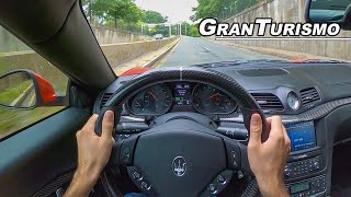 Screaming Ferrari V8 Daily Driver - 2017 Maserati GranTurismo MC Sport Line POV (Binaural Audio)