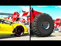 Large vs Little Wheels #20 - Beamng drive