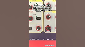 Thumbnail of SYNTH LESSON - OSCILLATOR #Shorts