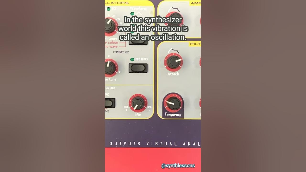 SYNTH LESSON - OSCILLATOR #Shorts SYNTH LESSON - OSCILLATOR #Shorts