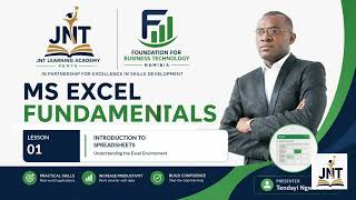 MS Excel Fundamentals   - Lesson 1