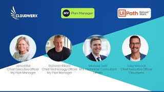 Cloudwerx and UiPath Webinar with My Plan Manager