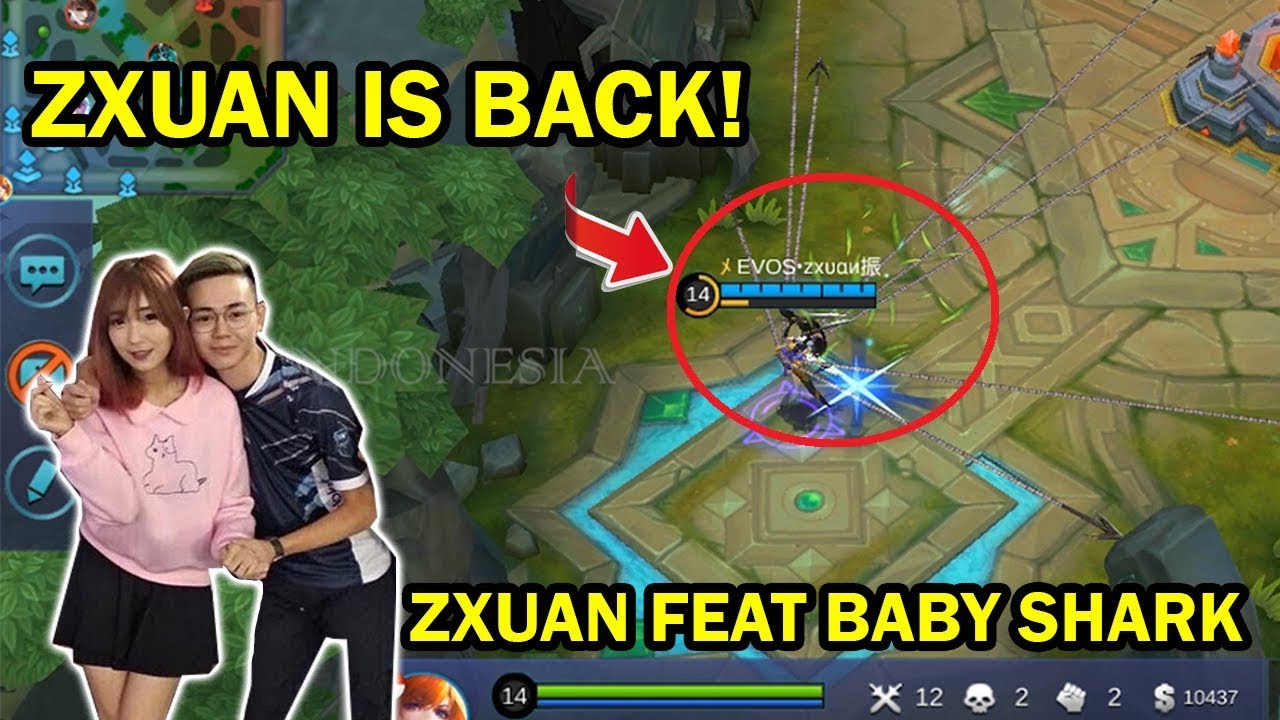 ZXUAN ATRAKSI 12 KABEL PAKAI SKIN EPIC FANNY SKYLARK! GG GILA! AMAZING FREESTYLE!