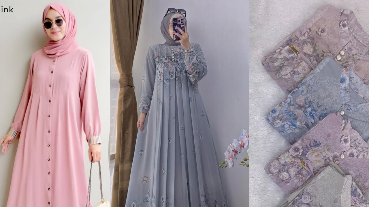 Rekomendasi gamis maxy mewah dan modern