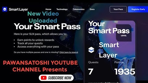 New Video 🤓 Smart Layer Confirmed Airdrop https://www.smartlayer.network/referral/1733837918