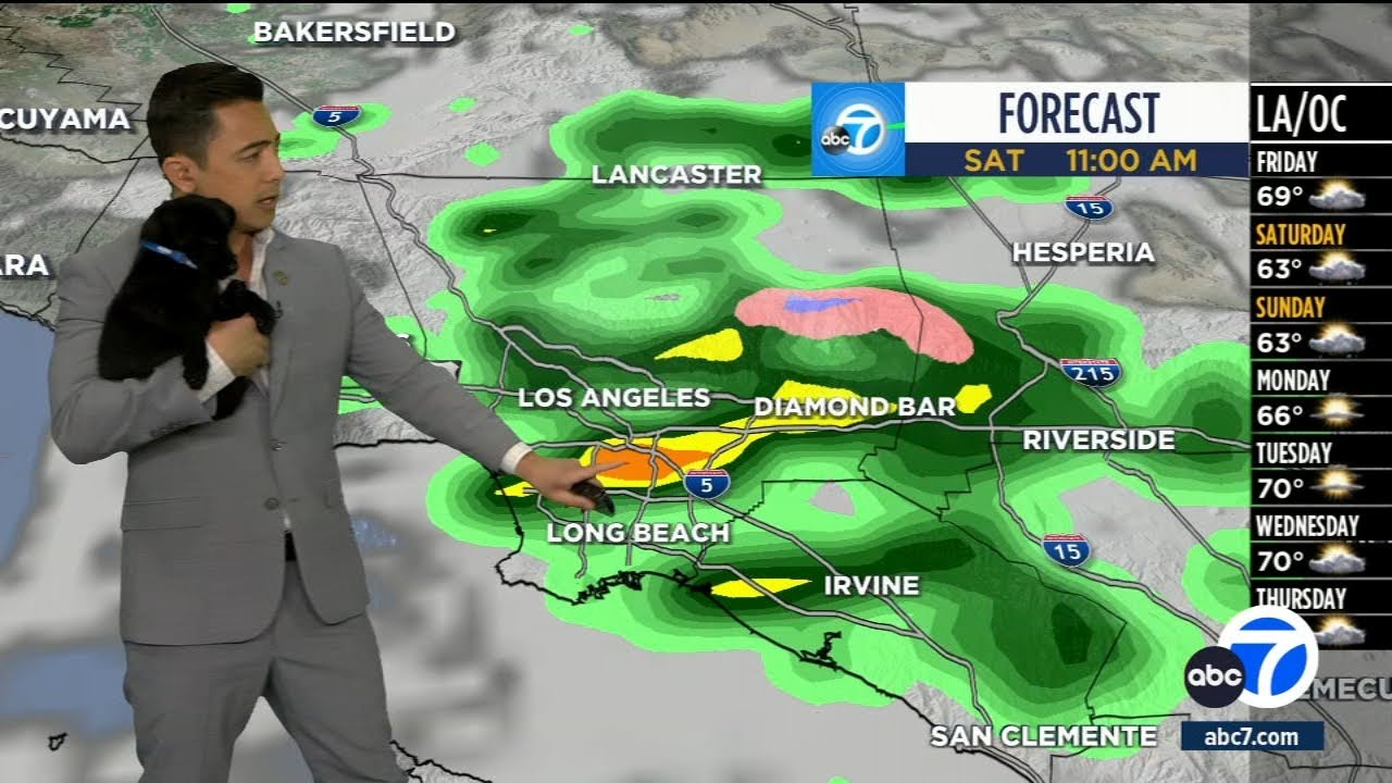 Light rain returning to SoCal over weekend - YouTube