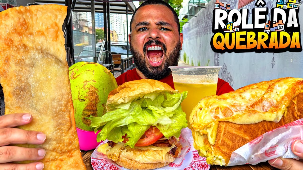 COMI OS LANCHES MAIS PESADOS DA QUEBRADA! (Pastel, Dogão e X-Tudo)