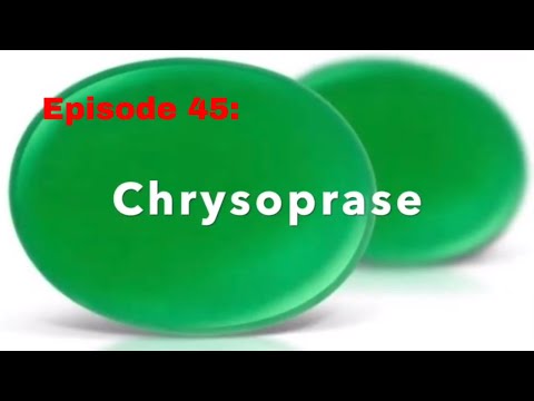 Vidéo: Quel mois est la chrysoprase ?