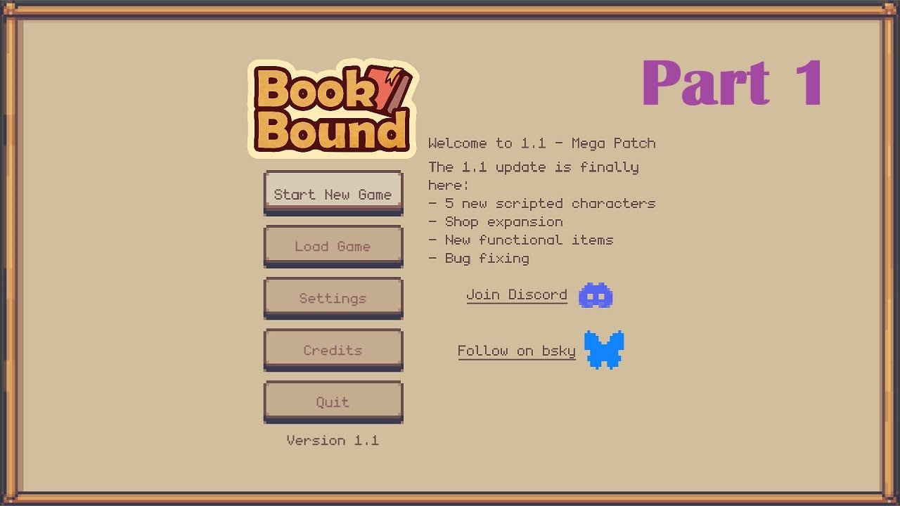 Book Bound Playthrough:  Part 1