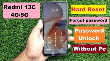 Redmi 13C 5G Hard Reset Without Pc 100% Done.