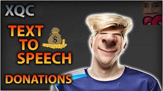 xqc funny text to speech donations #19