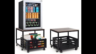 Echaprey Mini Refrigerator Stand Review - Pros & Cons - mini fridge stand
