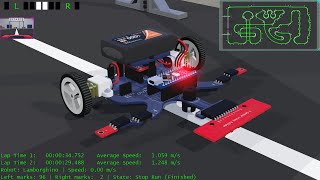 Lamborghino - Robotracer - @webots